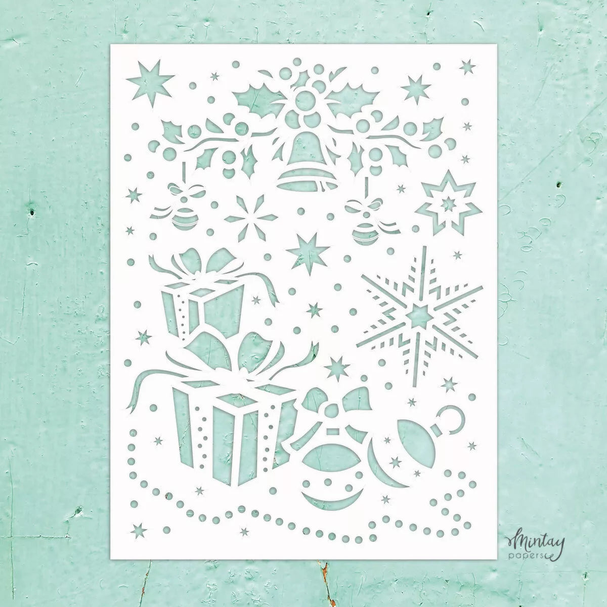 Mintay Stencil Christmas Mix