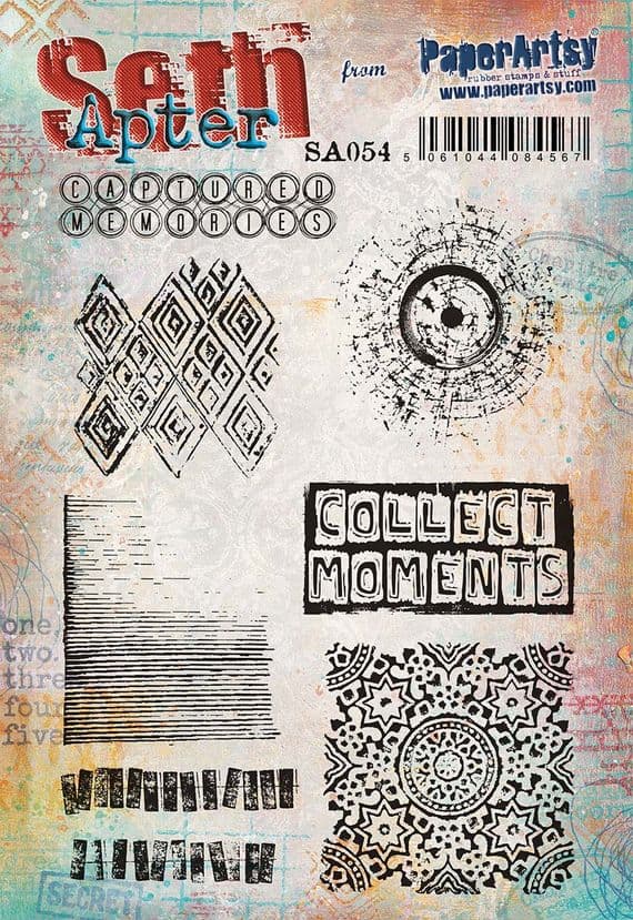 PaperArtsy Seth Apter SA054 Stamp Set – Captured Memories