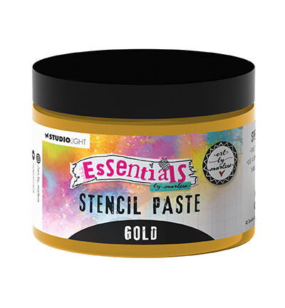 Art By Marlene  Stencil Paste  Gold Metallic  Essentials ABM-ES-PASTE03