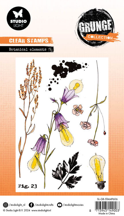 Studio Light Grunge Collection  Botanical Elements