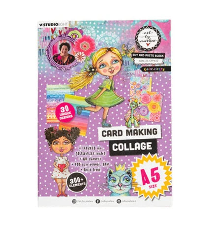 Art By Art By Marlene Colour-Happy A5 Collage Paper Pad