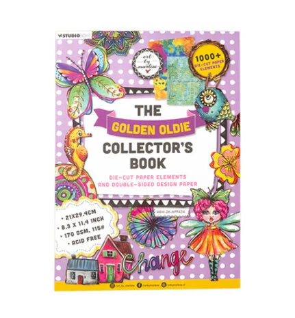 Art By Art By Marlene - The Golden Oldie Collector's Book A4 Paper Pad