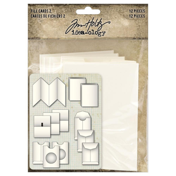 Tim Holtz idea-ology  - File Cards Set 2.