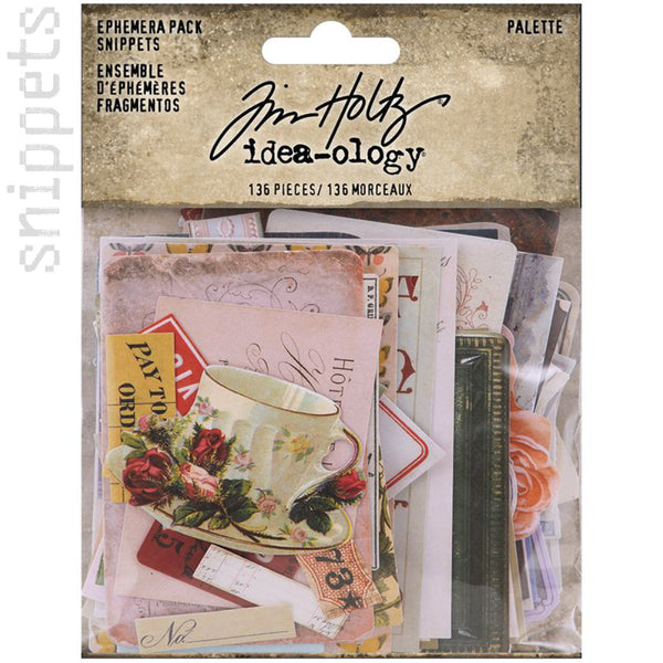 Tim Holtz Idea-ology Snippets Ephemera Pack – Palette