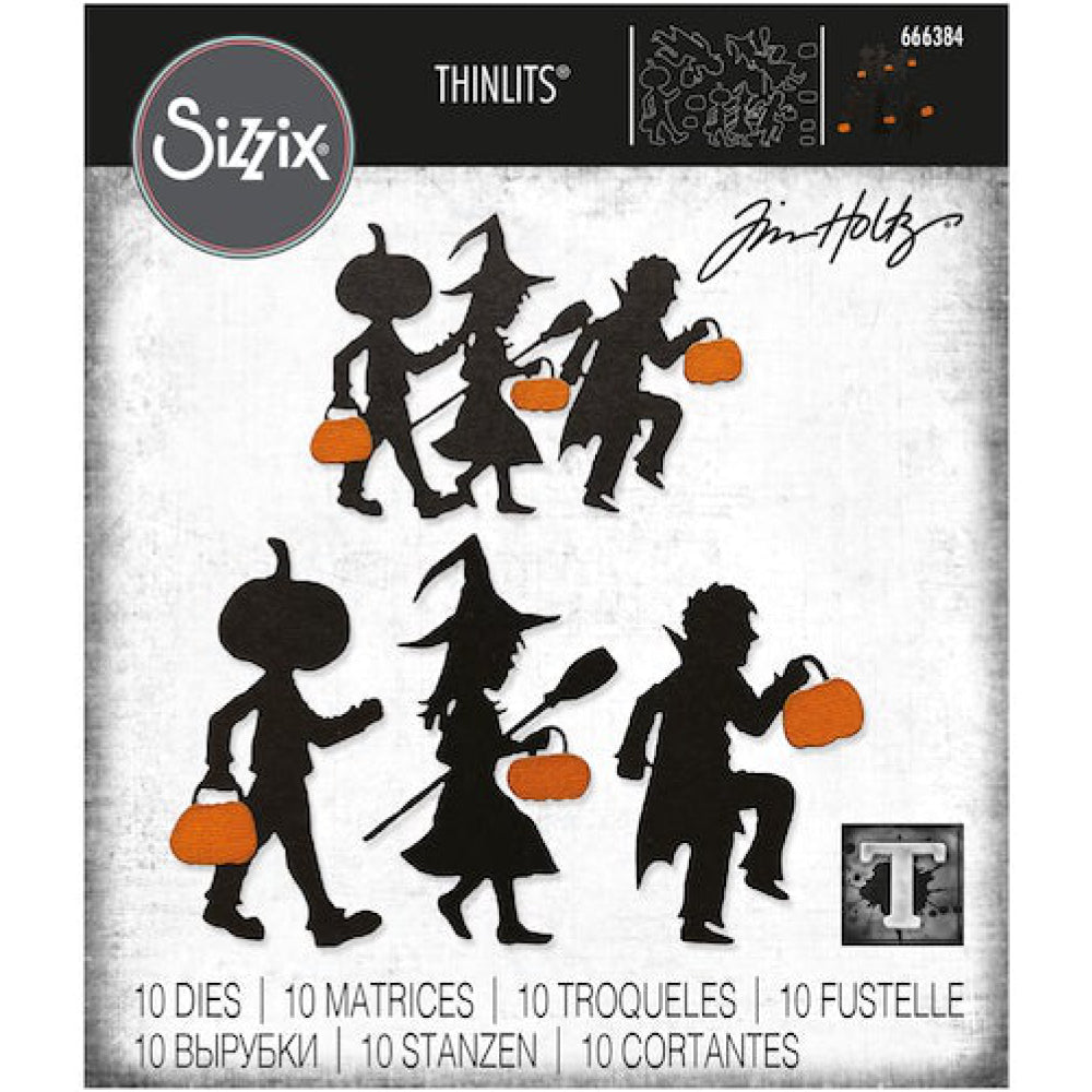 Tim Holtz - SIZZIX  - "THINLETS" - "Halloween Night  "