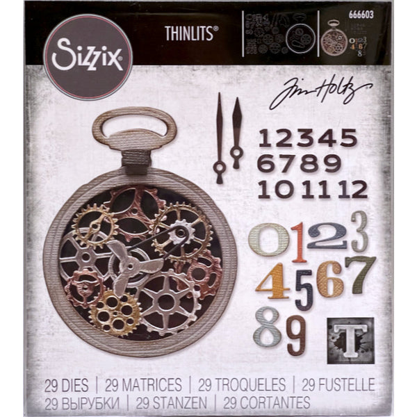 Tim Holtz Thinlits Die Cutting Set by Sizzix - Vault - Watch Gears