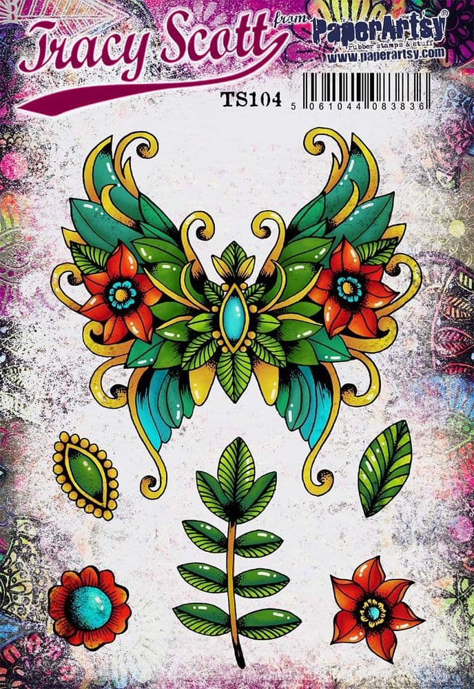 PaperArtsy  - Tracy Scott -  Rubber TS104
