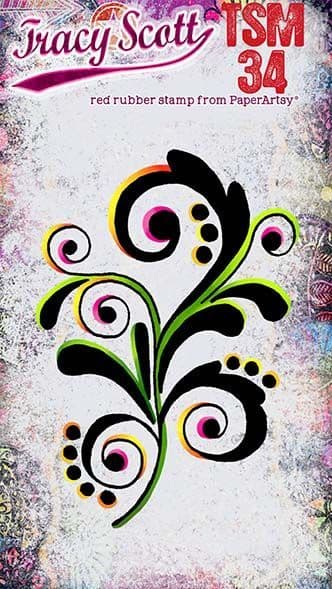 PAPERARTSY STAMP TRACY SCOTT MINI TSM34