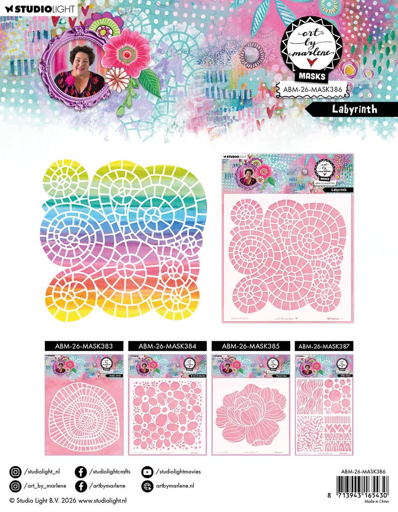 Art By Marlene - Mask -Ladyrinth