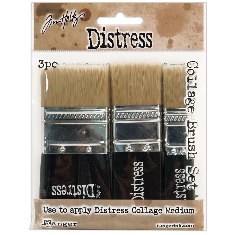 Tim Holtz Distress Collage Brushes  Set of 3
