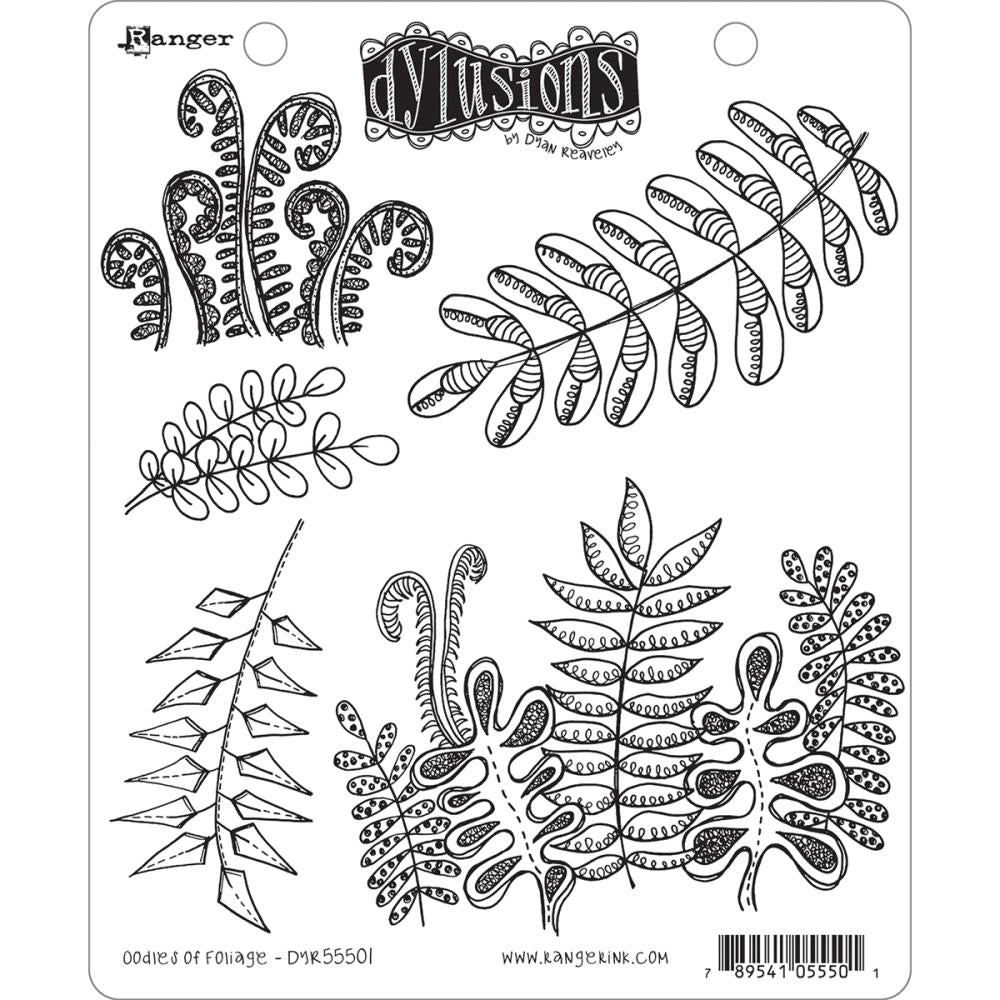 Dylusion stamps - Oodles of Foliage