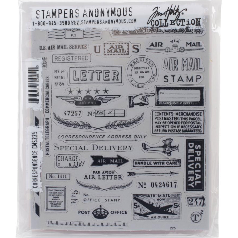 Tim Holtz -Stampers Anonymous   "Correspondence   "