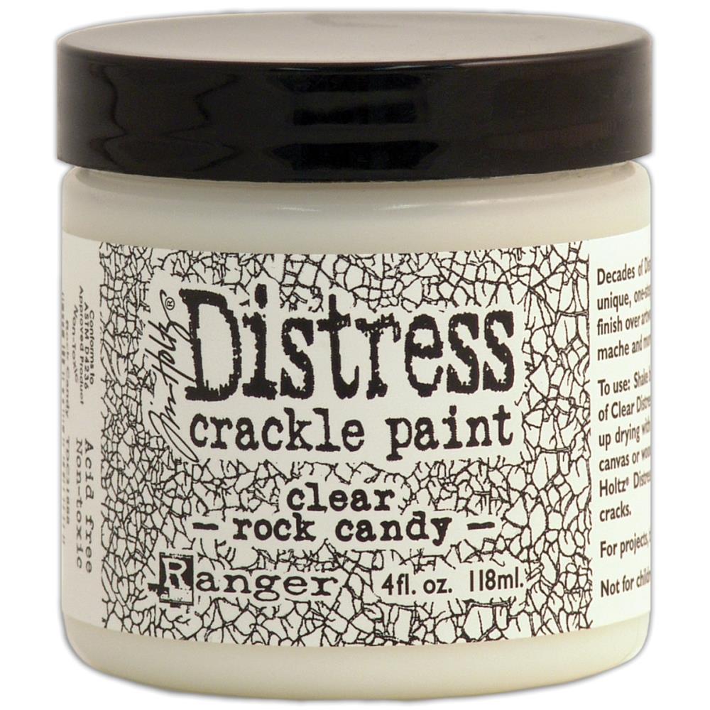 Tim Holtz  -  Distress Crackle Paint 4oz Clear Rock Candy