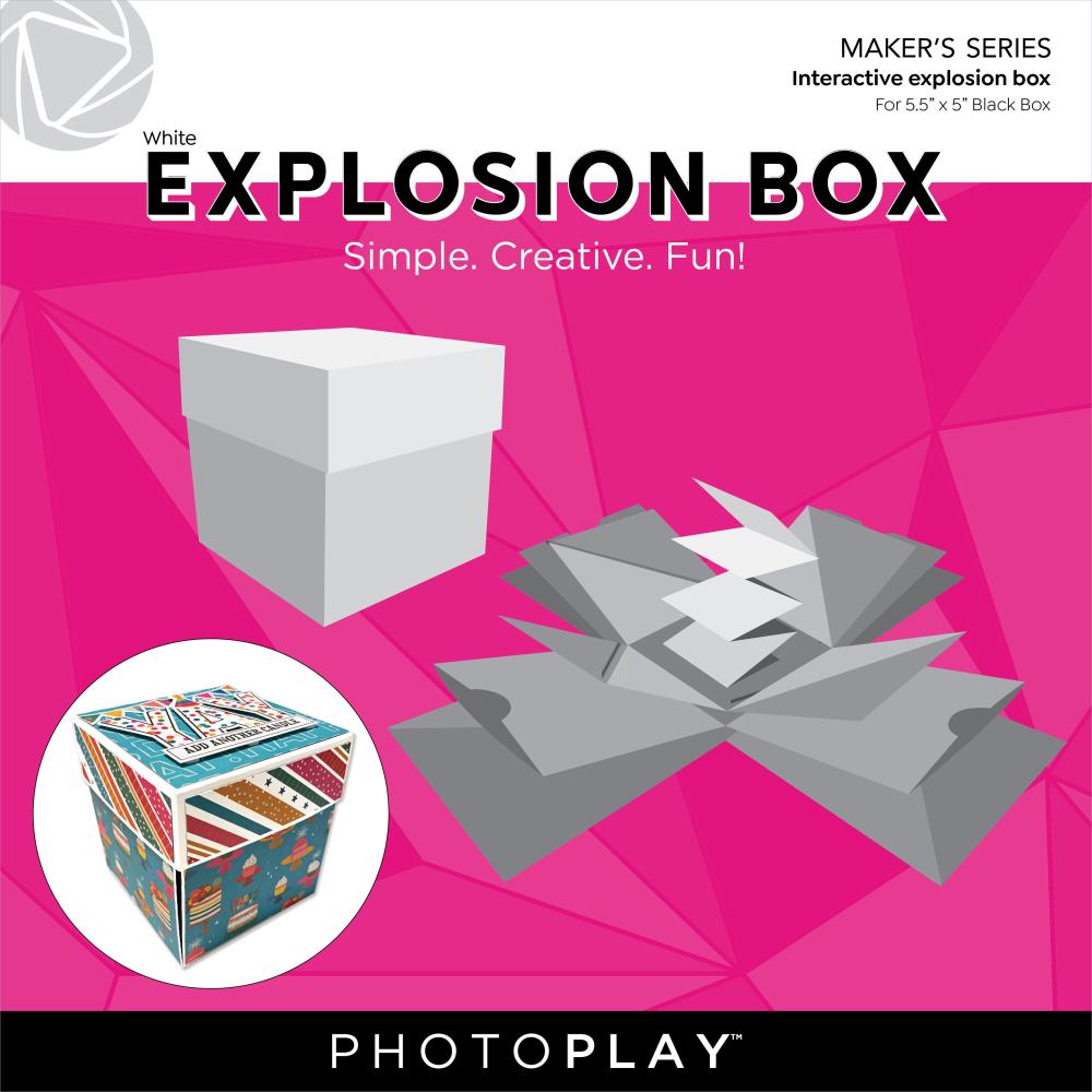 PhotoPlay   Explosion Box   White