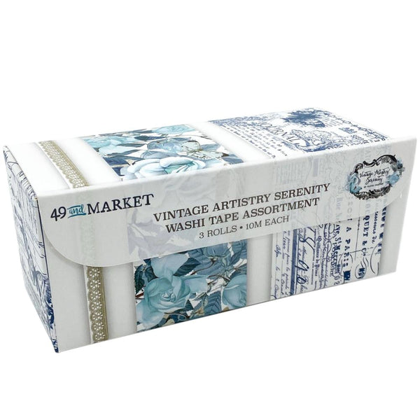49 and market  Vintage Artistry Serenity  Washi Tape Assortment