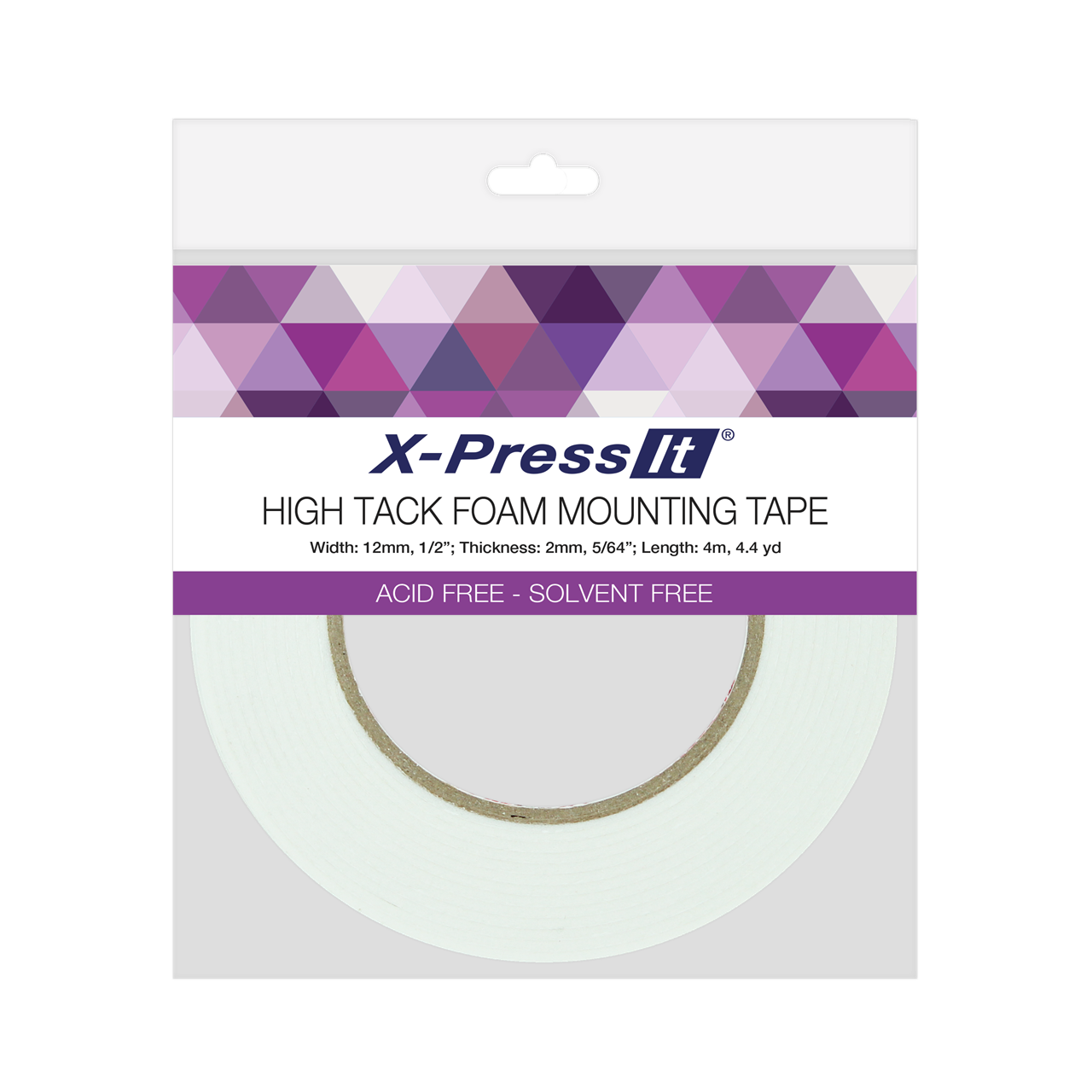 X-press It  high Tack Foam Mounting Tape 12 mm