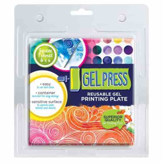Gel Press Gel Plate 6" square
