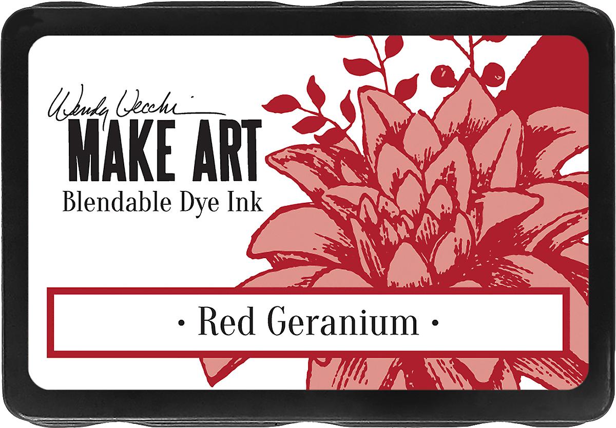 Wendy Vecchi  Make Art  Blendable Die Ink Pad - Red Geranium