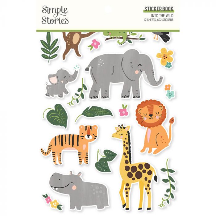 Simple Stories  - Into the Wild  - Sticker Book