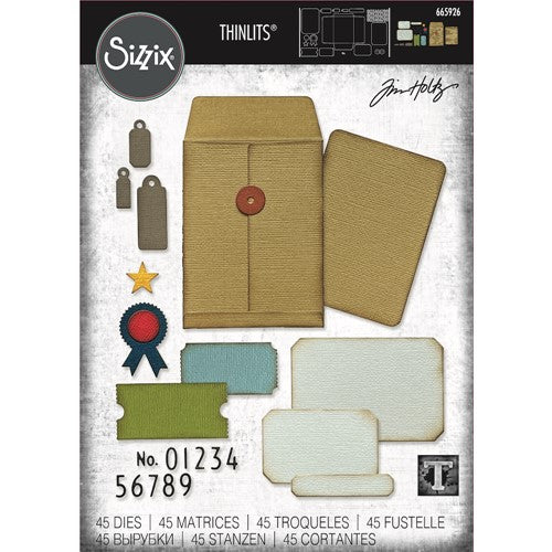 Tim Holtz - SIZZIX  - "THINLETS" - " Collector  "