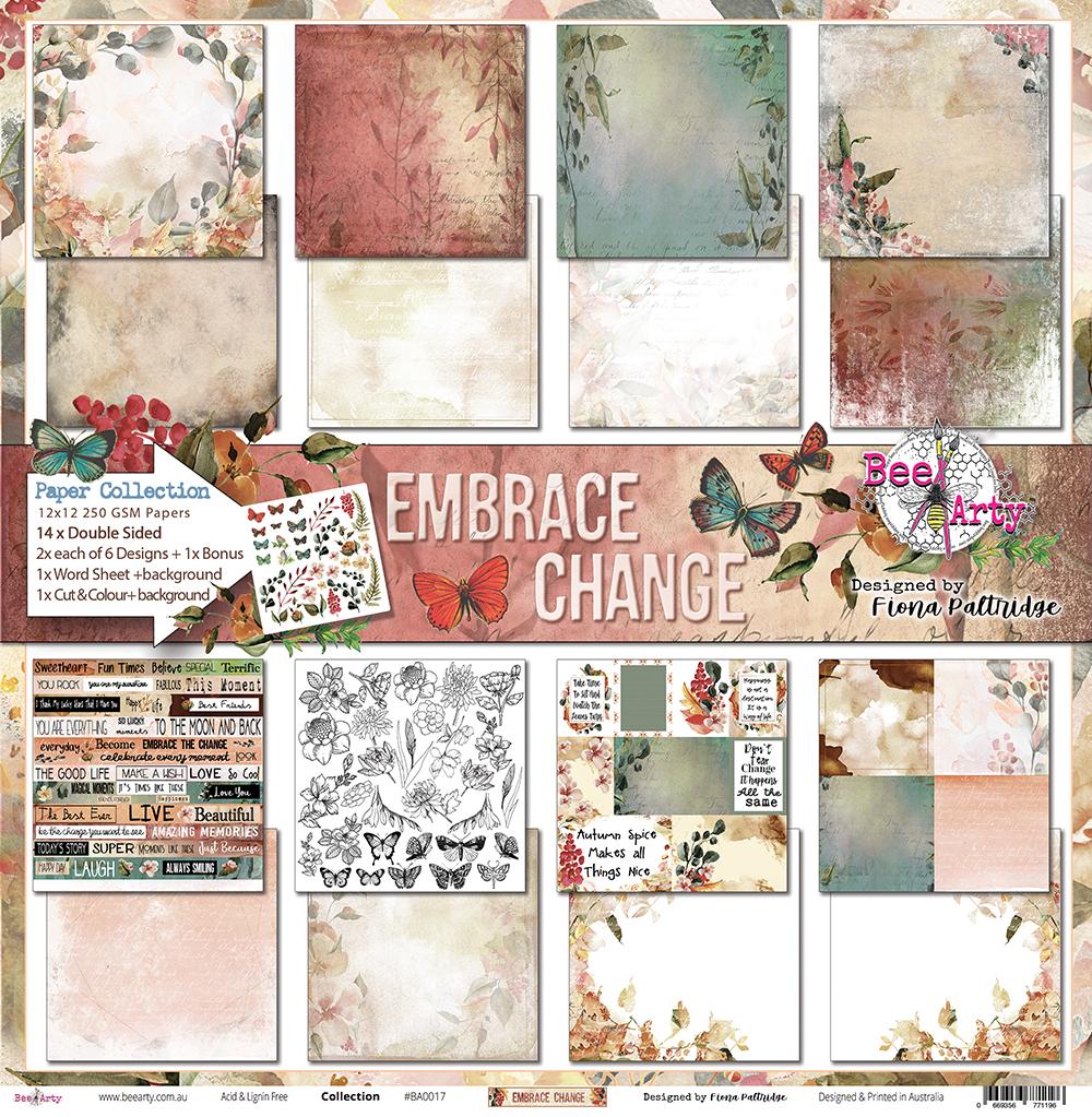 BeeArty Paper Collection  Embrace Change