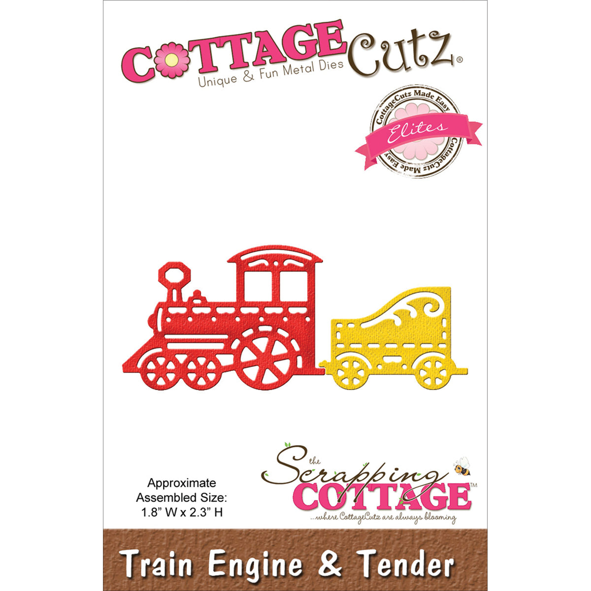 Cottage Cutz  Train engine, BUNDLE