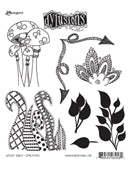 dylusions Stamp   Doodle parts