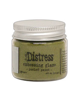 Distress Embossing  Glaze Peeled Paint