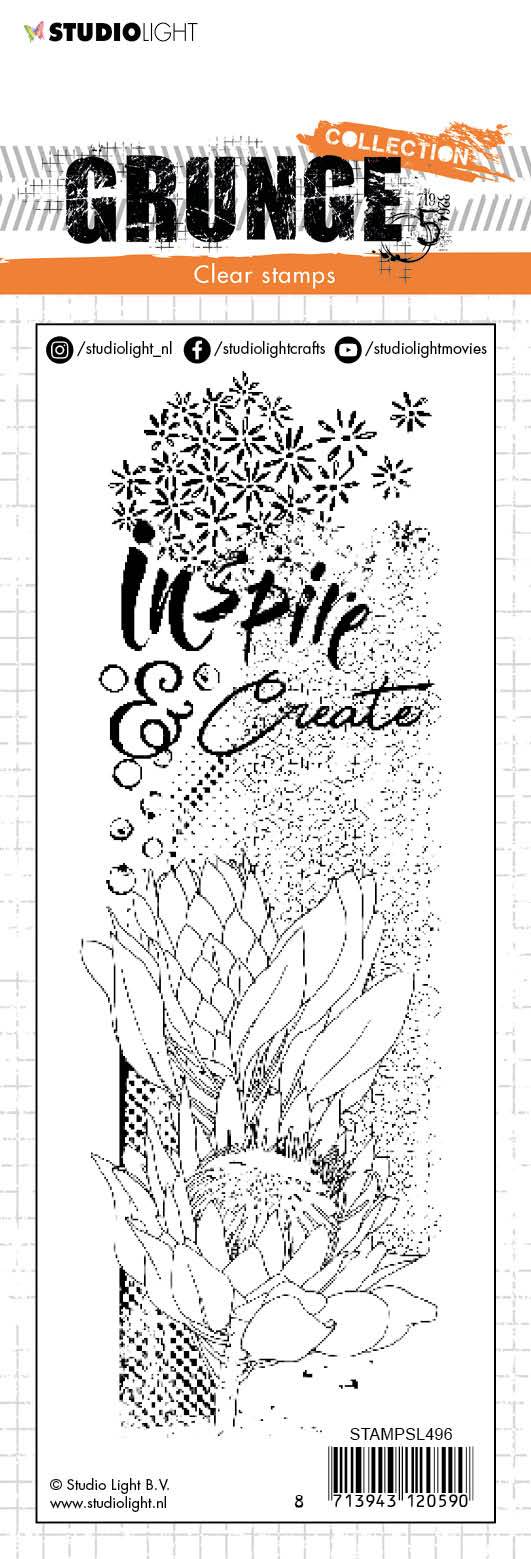 Studio Light Clear Stamp - 496 Grunge Collection