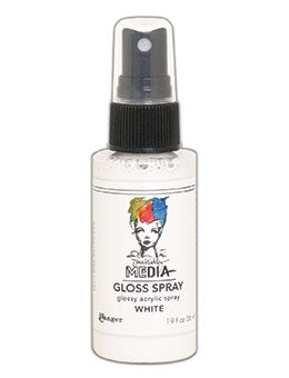 Dina Wakley Gloss Spray - White