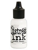 Distress Ink Picked Fence