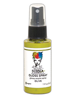 Dina Wakley Gloss Spray - Olive