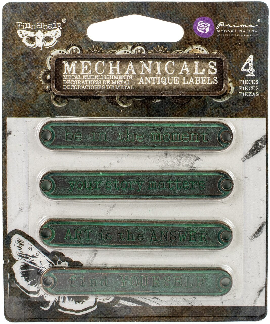 Finnabair Mechanicals - Antique Labels