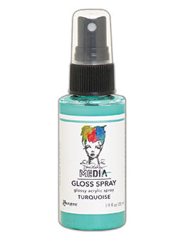 Dina Wakley Gloss Spray - Turquoise