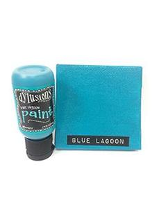 dylusions paint  Blue Lagoon