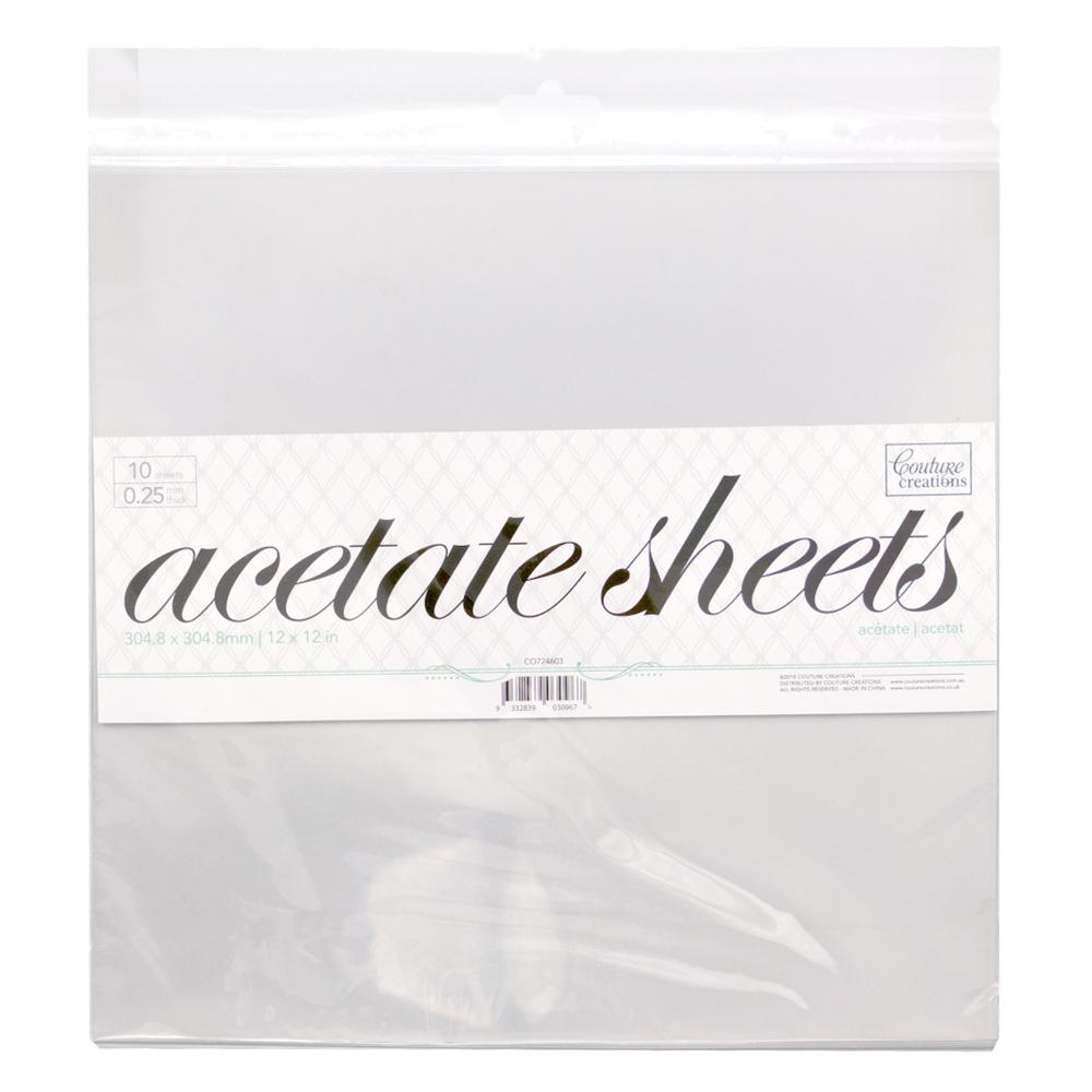 Acetate Sheets    A4 sheets 5 sheet packs