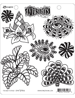Dylusions  Stamp Foliage Fillers