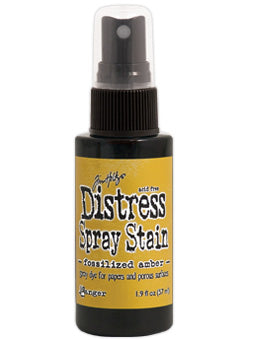 Distress Spray Stain - Fossilized Amber