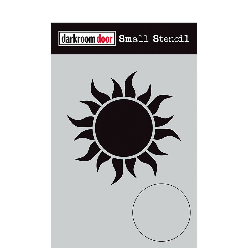 Darkroom Door Small Stencil - Sun