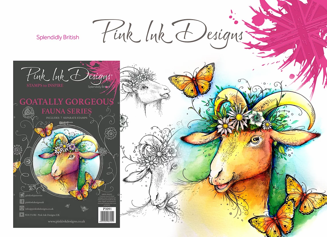 Pink Ink Designs Stamp - Goatally Gorgeous