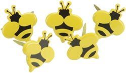 bumble bees  Brads 12  pieces