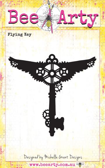 BeeArty time Flies flying key  Metal Die