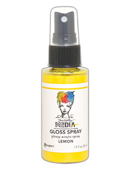 Dina Wakley Gloss Spray - Lemon