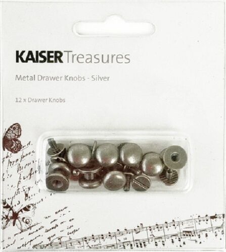 Kaisercraft Metal Drawer Knobs - Silver