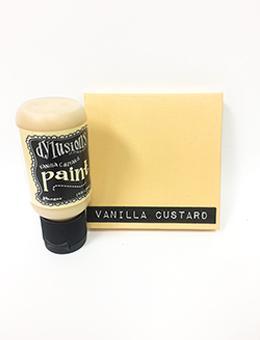 dylusions paint Vanilla Custard