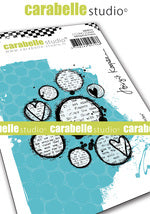 Carabella Studios   Lovely circle cling Stamp