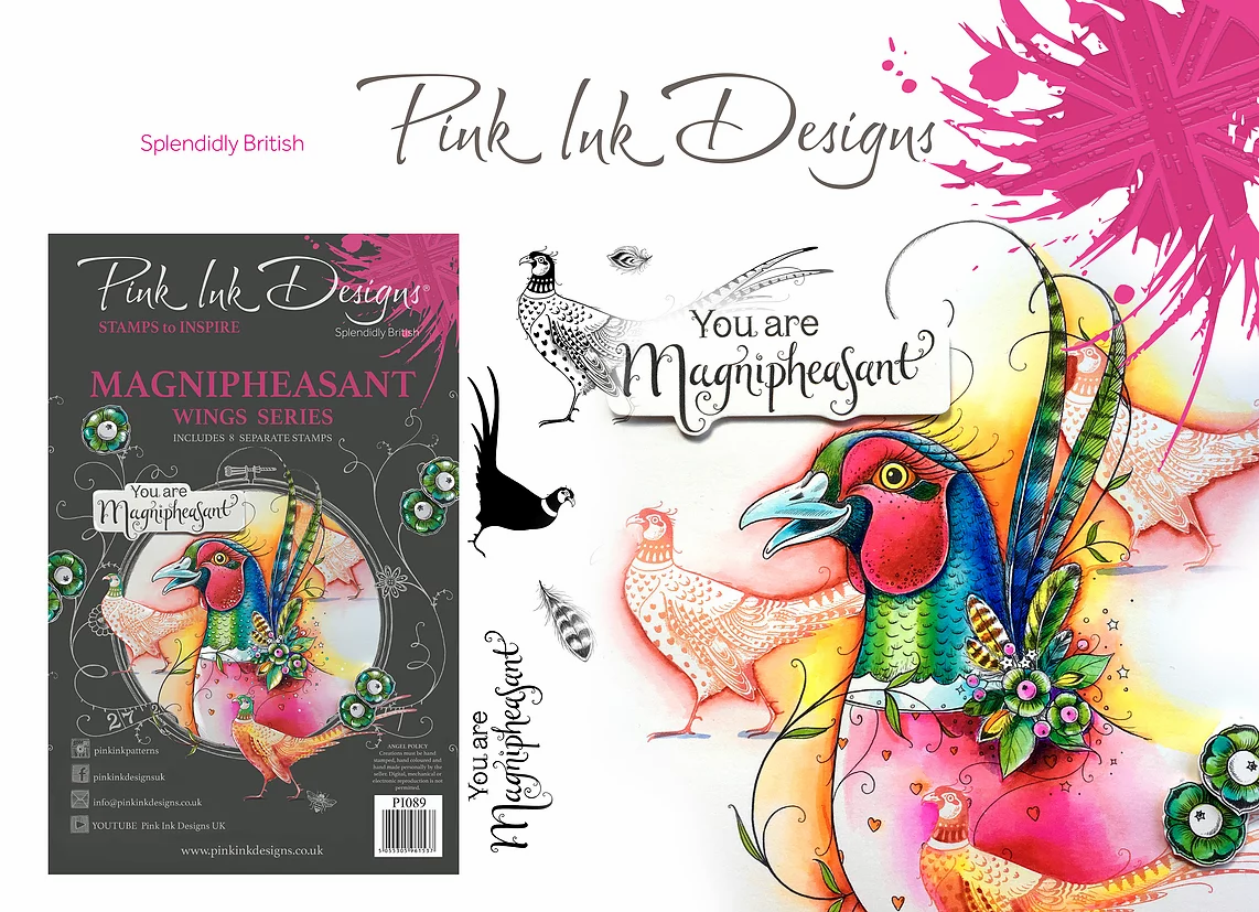 Pink Ink Designs Stamp - Magnipheasant