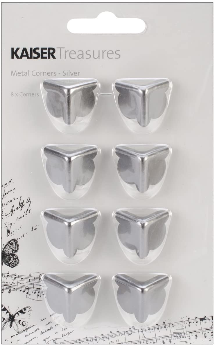 Kaisercraft Metal Corners - Silver