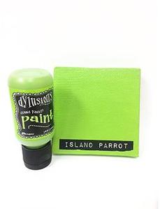dylusions paint Island Parrot