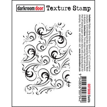 Darkroom Door Texture Stamp - Swirls